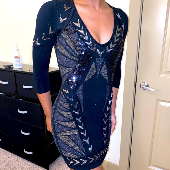 Guess by Marciano Dresses & Skirts - Marciano NYE Embellished Bandage Dress